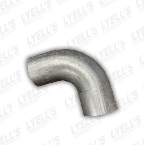 2½" 1D  - 90° Mandrel Bend: Aluminized - 2½" CLR