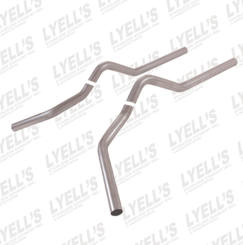2½" 409 Stainless Steel '73-'87 GM C&K Series Truck Tailpipes - Lyell's Stainless Exhaust Inc., Mandrel Bending Ontario