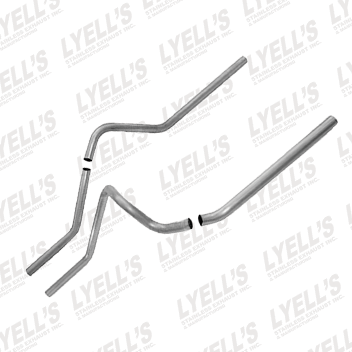 2½" 409 Stainless Steel Universal Truck Dual Tailpipe - Lyell's Stainless Exhaust Inc., Mandrel Bending Ontario