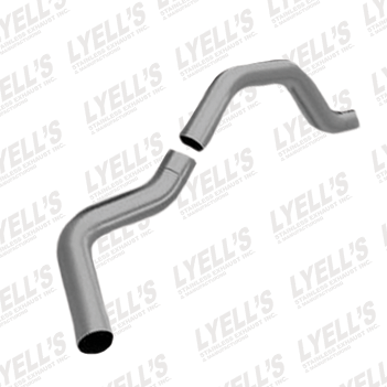3½" Aluminized Universal Truck Tailpipe - Lyell's Stainless Exhaust Inc., Mandrel Bending Ontario