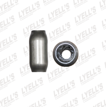 2½" Blank 409 Stainless Steel - 8" Length - Lyell's Stainless Exhaust Inc., Mandrel Bending Ontario