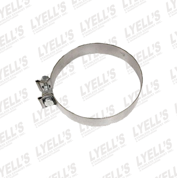 6" Accuseal Clamp - Stainless Steel - Lyell's Stainless Exhaust Inc., Mandrel Bending Ontario