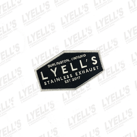 Lyell's Stainless Exhaust Iron-On Patch - Lyell's Stainless Exhaust Inc., Mandrel Bending Ontario