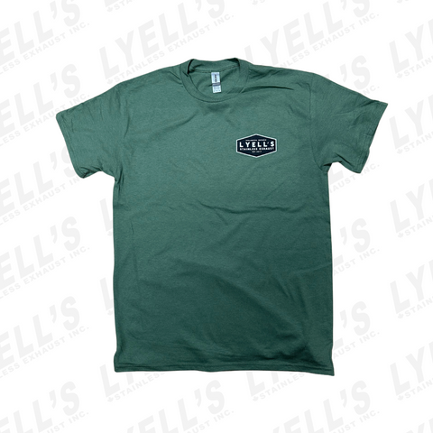 Lyell's Stainless Exhaust Military Green Shirt
