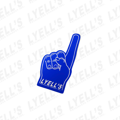 Lyell's Stainless Exhaust Stickers