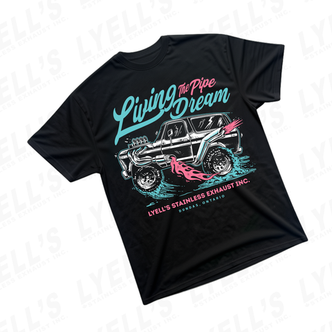 Living The Pipe Dream Black Shirt