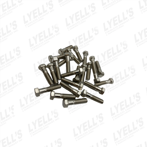 3/8'' x 1 1/2''  Corse Zinc Coated Bolts - 25-Pcs