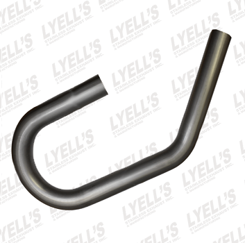 2¼" J Bend: Aluminized - Lyell's Stainless Exhaust Inc., Mandrel Bending Ontario