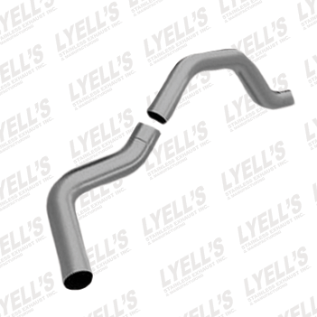 3" Aluminized Universal Truck Tailpipe - Lyell's Stainless Exhaust Inc., Mandrel Bending Ontario