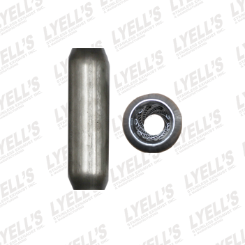 2½" Blank 409 Stainless Steel - 12" Length - Lyell's Stainless Exhaust Inc., Mandrel Bending Ontario