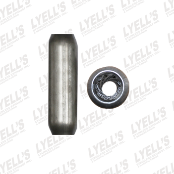 2" Blank Aluminized - 12" Length - Lyell's Stainless Exhaust Inc., Mandrel Bending Ontario