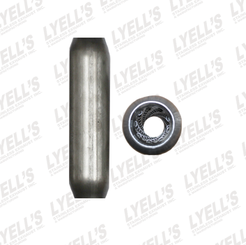 2¼" Blank 409 Stainless Steel - 16" Length - Lyell's Stainless Exhaust Inc., Mandrel Bending Ontario