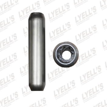 2½" Blank 409 Stainless Steel - 20" Length - Lyell's Stainless Exhaust Inc., Mandrel Bending Ontario