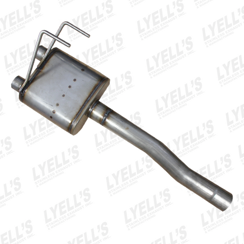 2 1/4" - 2 1/4" Dual T Pipe 409 Stainless
