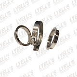 2¼" V-Band Clamp Kit - 304 Stainless Steel - Lyell's Stainless Exhaust Inc., Mandrel Bending Ontario